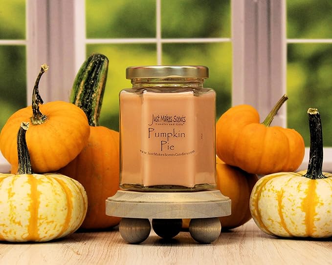 Pumpkin Pie Scented Blended Soy Candle by Just Makes Scents (8 oz)