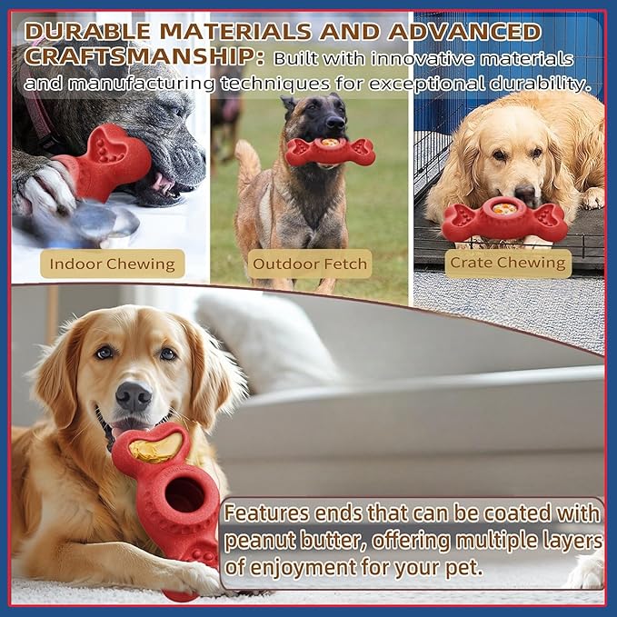 Frozen Dog Treat Holder for Aggressive Chewers - Interactive Dispensing Toy Enrichment Keep Them Busy, Fillable Chew Toy for Teething with Mold｜Mess-Free｜Easy to Clean