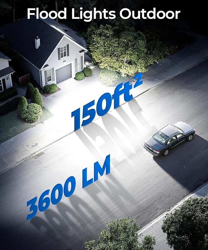 CINOTON 30W LED Wall Pack Light with Dusk to Dawn Sensor, 3600LM, 5000K Daylight [120Vac] Outdoor Wall Lights IP65 Waterproof LED Security Flood Lighting for Garage Warehouse Garden UL-Listed 2 Pack