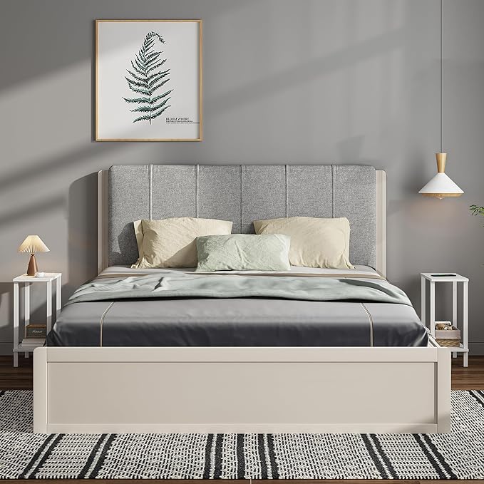 TUTOTAK Small Side Table, Narrow End Table, Set of 2, Skinny Sofa Table, Slim Nightstand, Couch Table, Living Room, Bed Room, White TB01BW0622