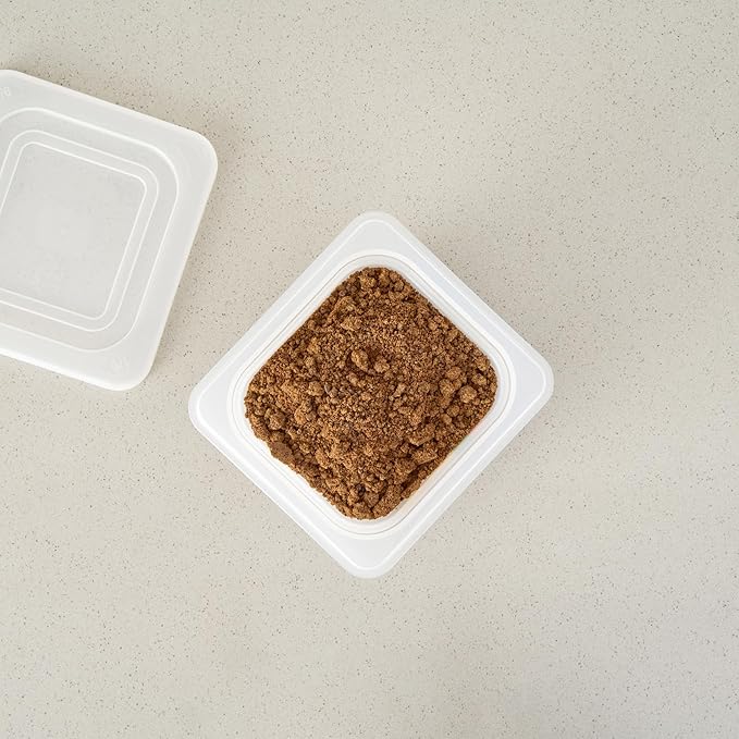 Restaurantware Food Pans Pack of 10 Plastic Square Food Containers 1/6 Size with Traceability Label, Storage Containers Dishwashable Hot Cold Friendly for Restaurants Buffet Commercial Use