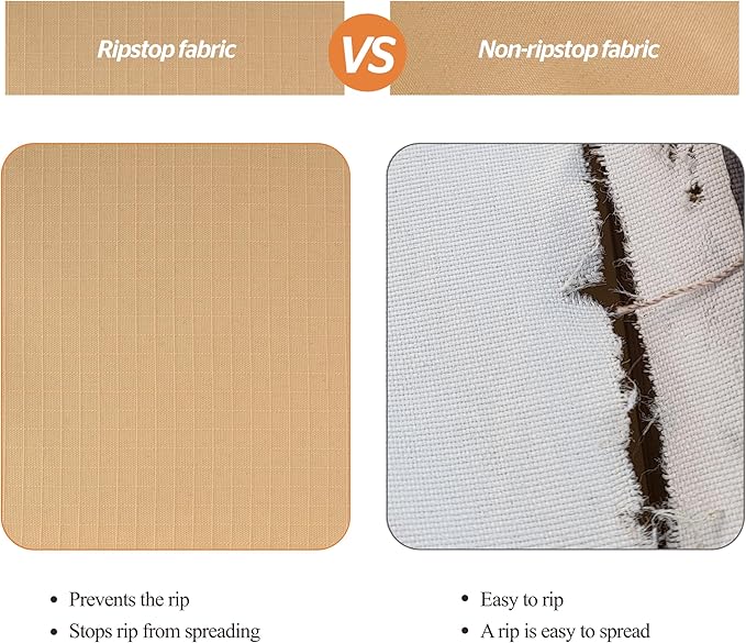 WJ-X3 Ripstop 3-Seater Outdoor Couch Cover, Heavy Duty Patio Sofa Cover,Waterproof & Wind Resistant,82W x 39D x 36H, Beige