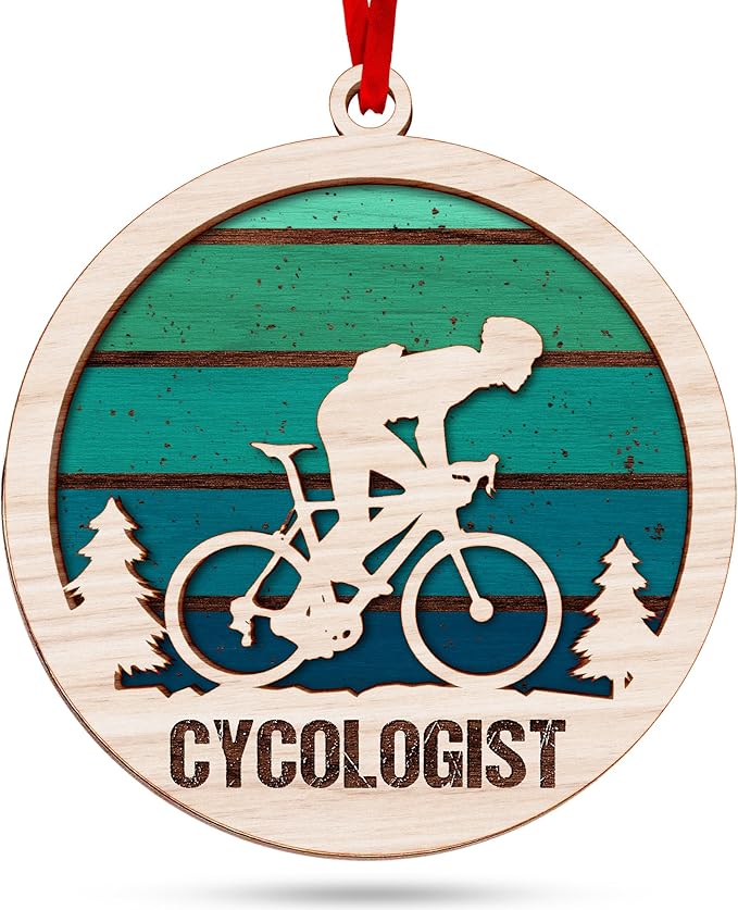 Bike Ornament - Bicycle Ornaments for Christmas Tree, Mountain Bike Ornament, for Mountain Bikers, Women Cyclists, Unique Bicycle Christmas Ornaments