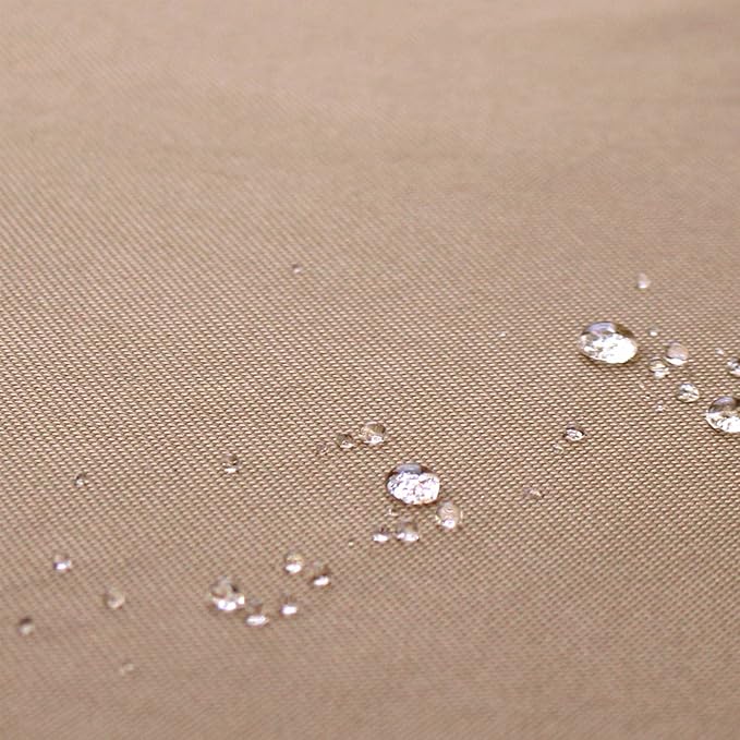 ULTCOVER Square Patio Heavy Duty Table Cover - 600D Tough Canvas Waterproof Outdoor Dining Table and Chairs General Purpose Furniture Cover Size 54 inch