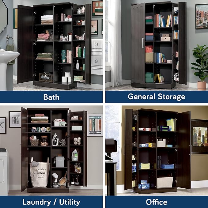 Sauder HomePlus Storage Cabinet/ Pantry cabinets, Dakota Oak finish