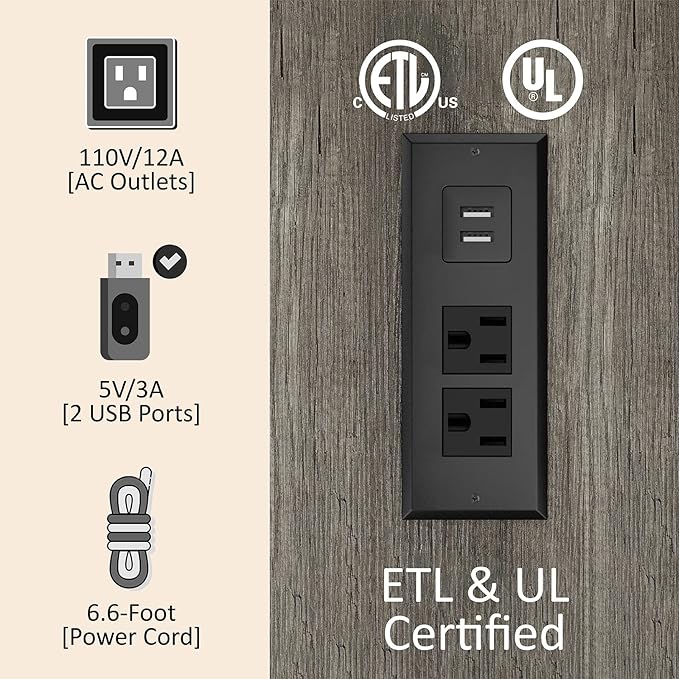 AMERLIFE King Size Bed Frame Wooden Platform Bed with 51.2" Storage LED Bookcase Headboard, 4 Storage Drawers & Charging Station/No Box Spring Needed/Noise Free/Rustic Grey