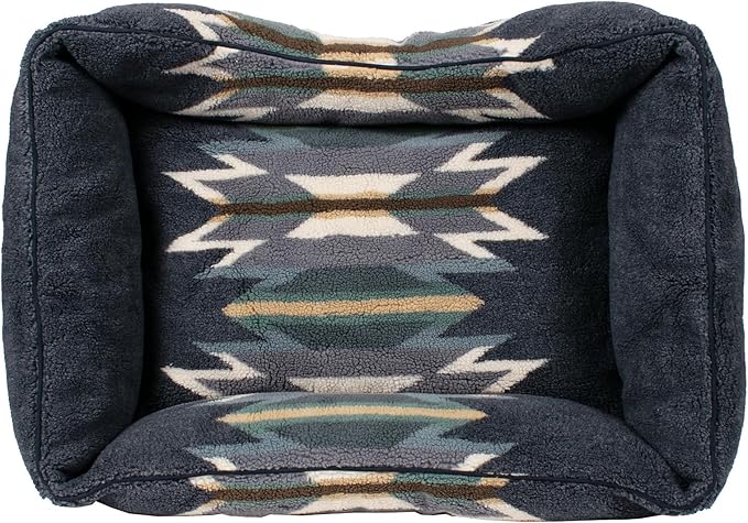 Pendleton Berber Kuddler Dog Bed - Wyeth Trail Oxford, L