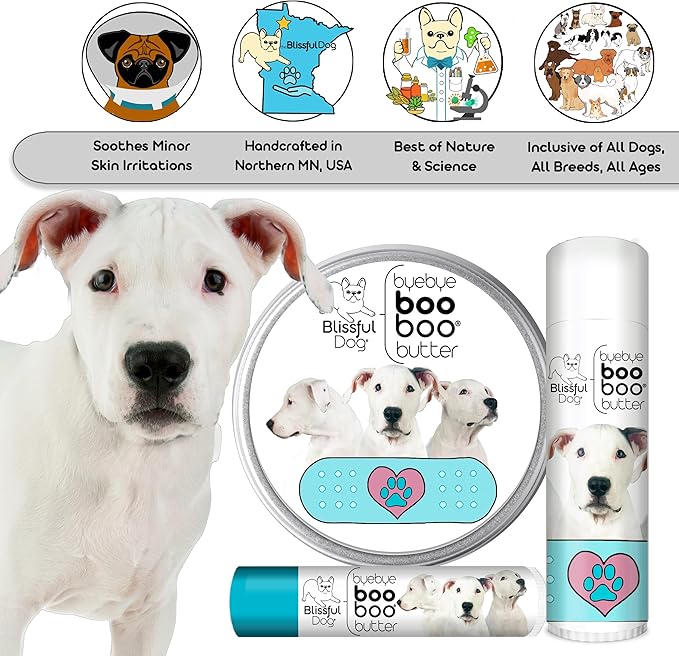 The Blissful Dog Dogo Argentino Boo Boo Butter, 4-Ounce