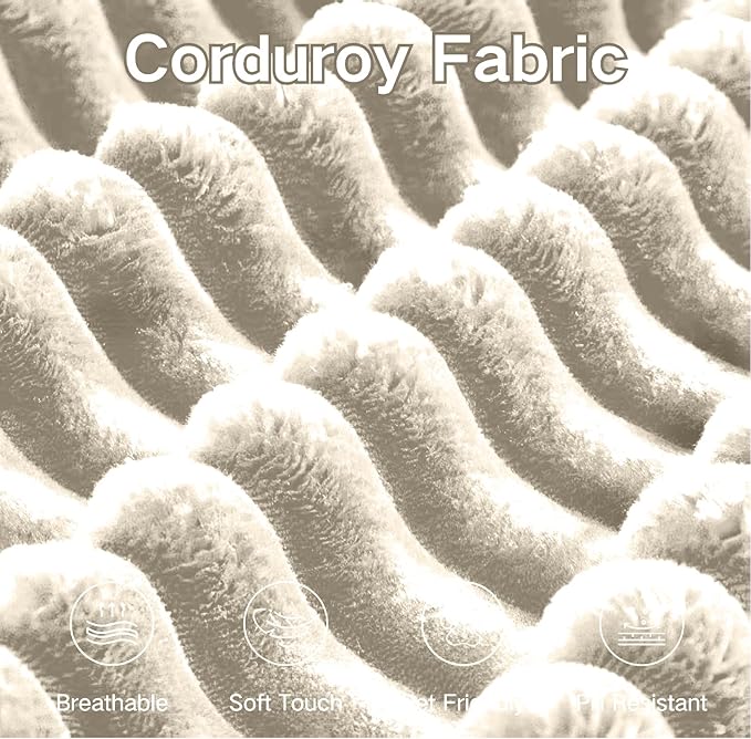 105.5" Modular Sectional Sofa L-Shape, Modular Cloud Sofa with Deep Seat for Living Room Bedroom, Upholstered Couches No Assembly Required (Beige Left Facing Chaise)