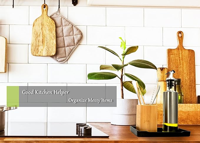 3 Packs Small Black Mini Serving Trays (8 inch x 4 inch) for Serving Accessory, Spa, Coffee, Shot Glass, Drinks, Wine, Tea, Bar, Party, Seasoning, Perfume or Display Use.