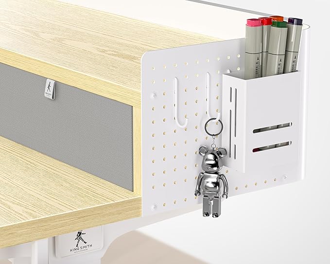 55x24 Inches Electric Standing Desk with 2 Drawers, Height Adjustable Stand up Desk for Home Office, Ergonomic Sit to Stand Table with Storage Shelf, DIY Board, Hooks, Oak