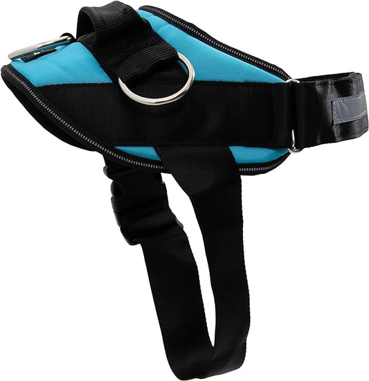 ShawnCo Essential Dog Harness, No-Pull Pet Vest with 3 Leash Clips, No Choke, Reflective, Adjustable and Padded, for Easy Walking and Training for Small, Medium and Large Dogs (Oceanic Blue, XS)
