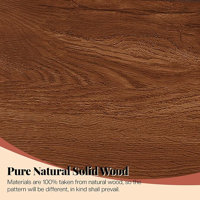 Jocisland Full Size Bed Frame with Tall Upholstered Curved Headboard, Solid Wood Platform Bed, No Box Spring Needed, Wood Slat Support, Easy Assembly, Walnut