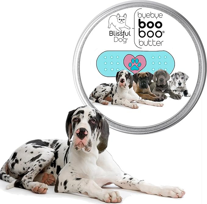 The Blissful Dog 8 oz TIN Great Dane Booboo Butter