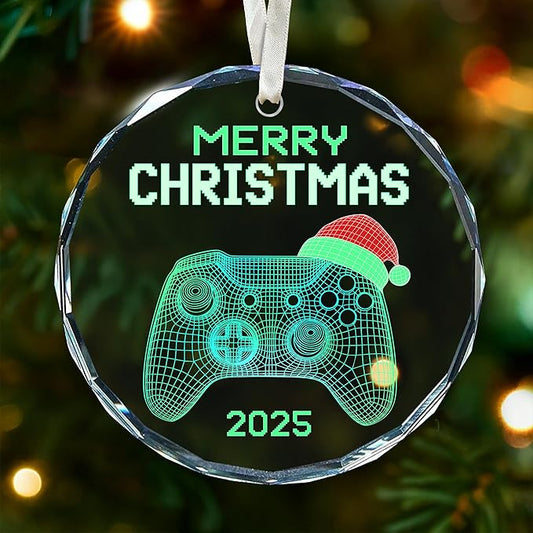 Gamer Ornaments for Christmas Tree - Video Game Ornaments, Unique Gifts for Gamers, Gaming Ornament, Perfect Game Controller Christmas Ornament, Ideal Present for Gamers