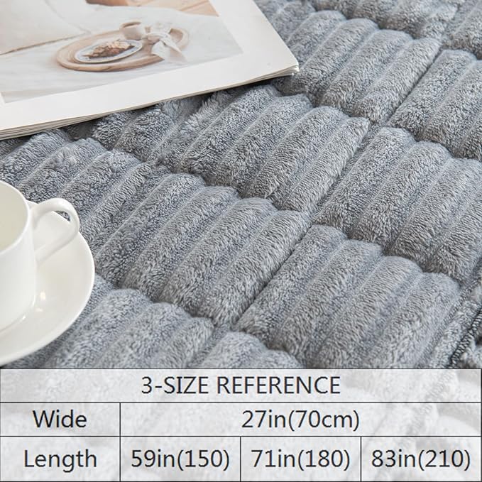 Pet Couch Cover for Dogs Washable Sofa Cushion Furniture Protector for Large Dog (Grey, 27in*47in)