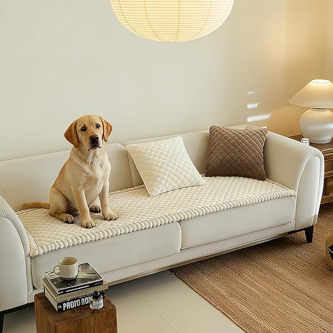 Couch Covers for 3 Cushion Couch Sofa Pet Friendly,Non-Slip Sofa Cover Washable