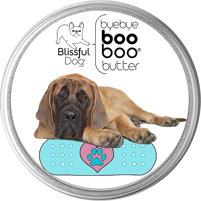 The Blissful Dog 8 oz TIN Mastiff Booboo Butter