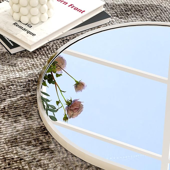 HARRITPURE 64"x21" Arched Full Length Mirror Free Standing Floor Mirrors Leaning Hanging Mounted Mirror Aluminum Frame Modern Home Decor for Living Room Bedroom Cloakroom,Silver