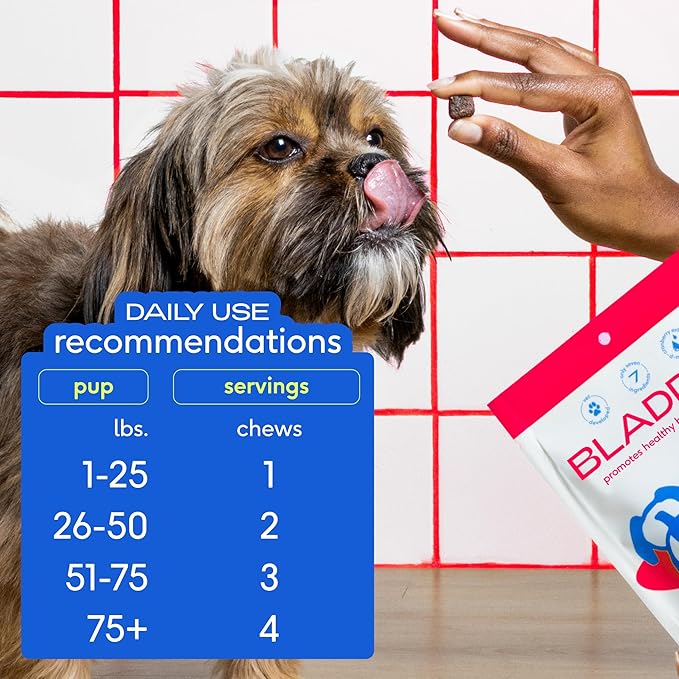 Native Pet Dog UTI Treatment - Cranberry Supplement for Dogs Bladder Control & Kidney Support - Prevent Urinary Tract Infection and Urinary Incontinence - Made with Real Cranberry Extract - 120 Chews