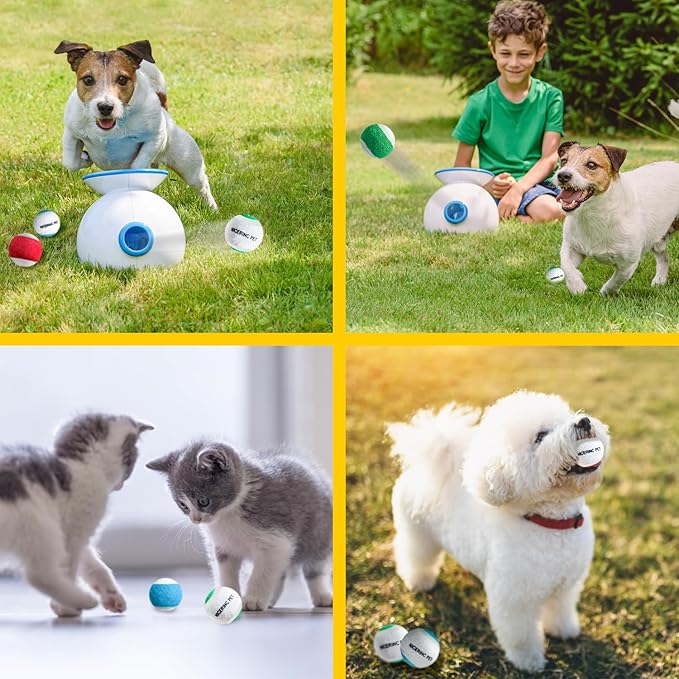 X-Small Dog Tennis Balls Dog Toys Ball 1.72" Pack of 12, Fit Ball Launchers