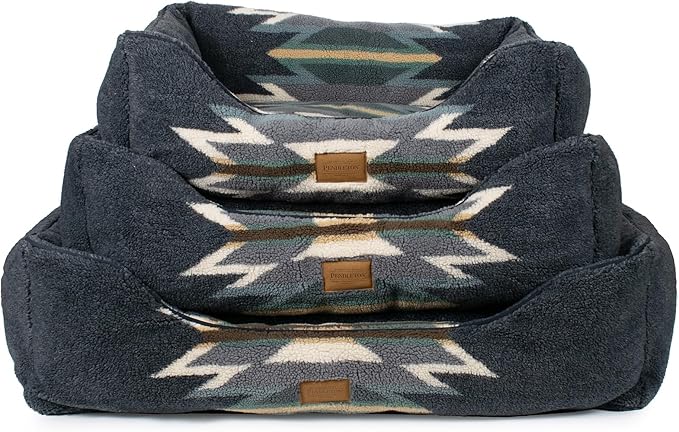 Pendleton Berber Kuddler Dog Bed - Wyeth Trail Oxford, M