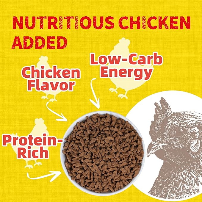 Just Try 16 OZ Cat Treats for Indoor Cats, High Protein Low-Calorie Cat Snacks, Healthy Crunchy Treats, Grain Free Natural Chicken Flavor