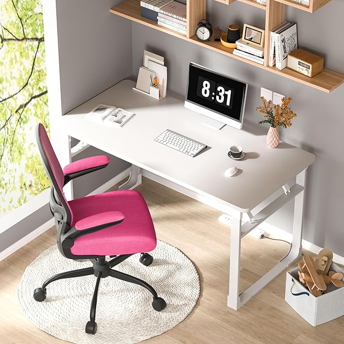 Mimoglad Office Chair, Ergonomic Desk Chair with Adjustable Lumbar Support, High Back Mesh Computer Chair with Flip-up Armrests-BIFMA Passed Task Chairs, Executive Chair for Home Office