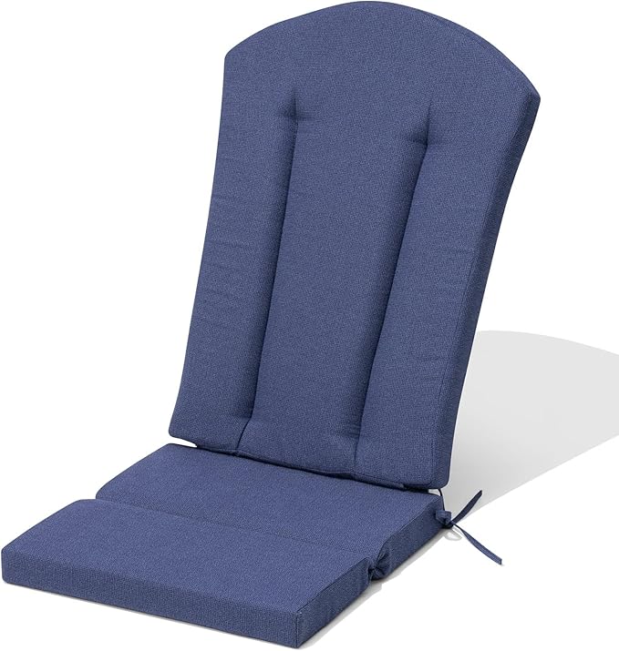Crestlive Products Adirondack Chair Cushion Outdoor Rocking Chair Cushion Water Resistant 50x20 Inch High Back Patio Replacement Cushion, Sky