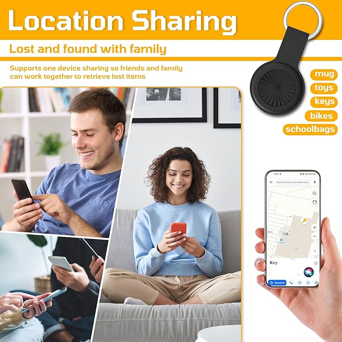 GPS Tracker for Vehicles, Mini Portable Car GPS Tracking of iOS & Android App Support, Full Global Coverage Location GPS Tracker for Dogs,No Subscription Required/No Monthly Fee/No SIM Card Required