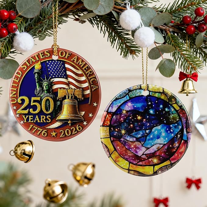 Space Milky Way Ornament, Christmas Ornaments, Christmas Decorations for Tree, Galaxy Indoor Decor, Gifts for Friends, Astronomy Lovers & Cosmic Art Lovers, Gift Exchange & Gift Idea, Giftbox Included