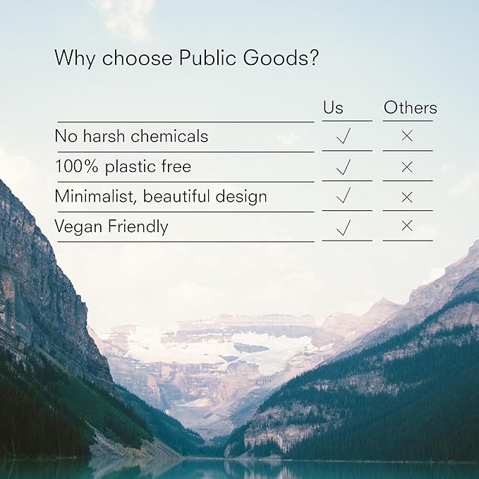 Public Goods Scented Soy Candle for Women & Men | Large 3 Wick Glass Candle | Long Lasting & Non Toxic | Made with Natural Soy Wax & Organic Essential Oils | Gift Box | 12.3oz Jar | Cedar & Suede