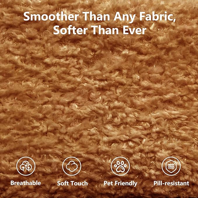 109'' Curved Couch, Mid Century Modern Half Moon Sofa, Luxury 3-Seat Couch with High-Density Foam Filled, Raindrop Velvet Fabric Sectional Sofa for Living Room, Apartment, Office, Orange