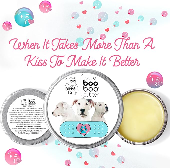 The Blissful Dog Dogo Argentino Boo Boo Butter, 4-Ounce