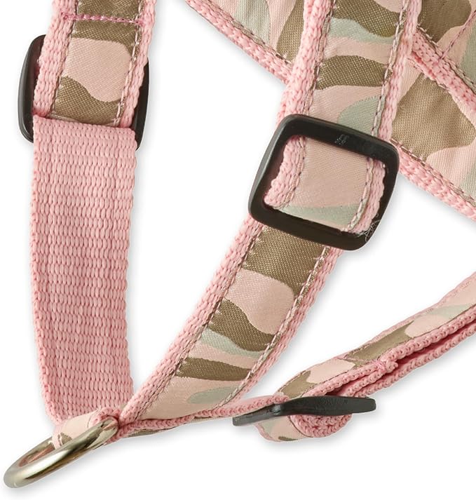 REMY - The Recycled Ribbon Harness, Pink CAMO, X-Large