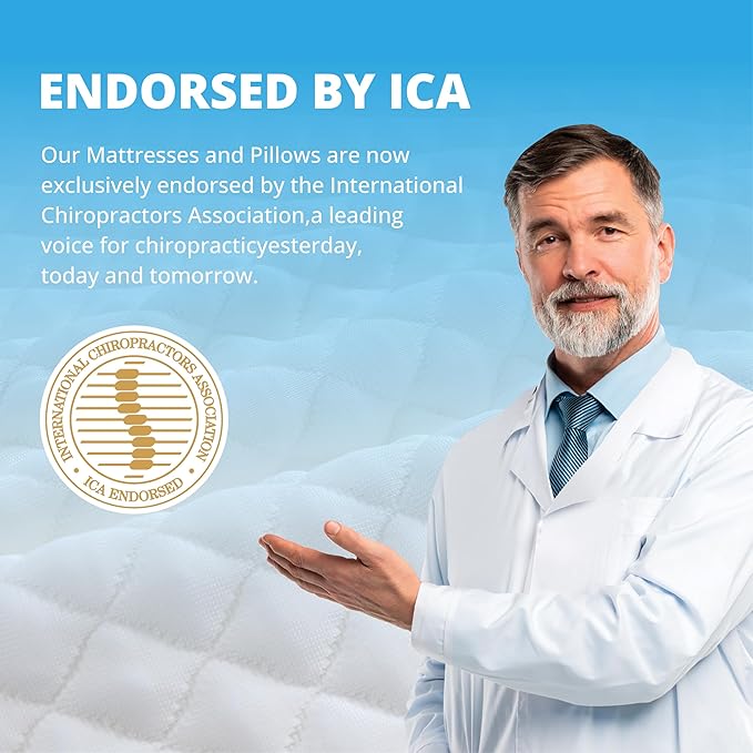 EGOHOME Full Mattress 14 Inch, Memory Foam Mattress Bed in a Box, Back Pain Relief, Made in The USA of US Foam and Global Materials, Medium Firm, CertiPUR-US Certified,75”x54”x14”, White