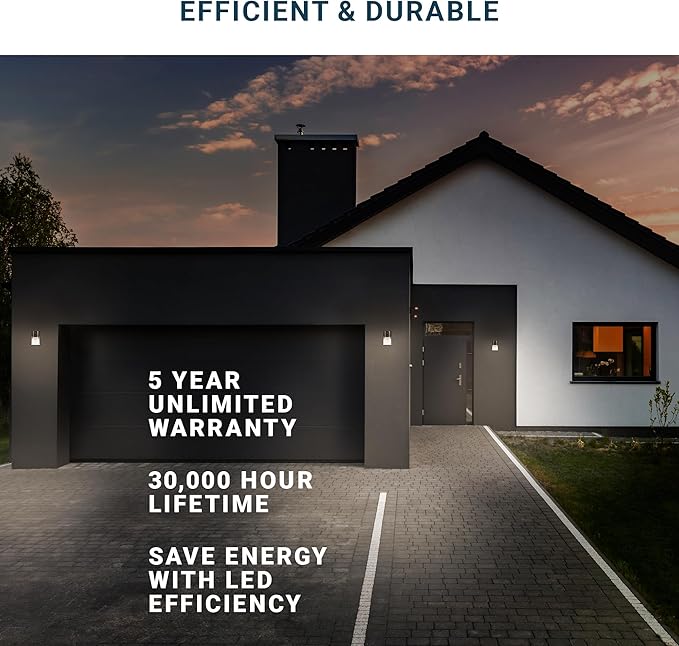 PARMIDA (4 Pack) Mini LED Wall Pack Light 26W Dusk to Dawn Photocell Sensor, 3000lm, 150W Equivalent, IP65 Waterproof, 5000K, ETL, 100-277VAC Outdoor Wall-Mount Area Exterior Security Lighting, Bronze