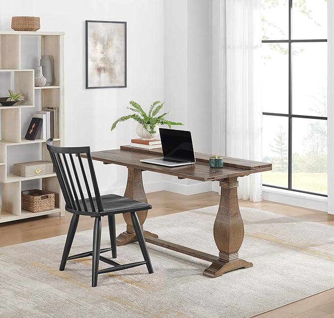 Martin Svensson Home Napa Sofa Console Table, Modular Flip Top Dining or Accent, Solid Natural Wood