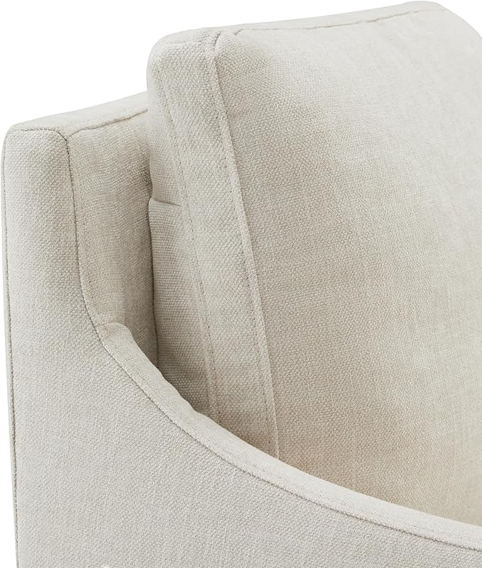 Upholstered Dining Chairs with Casters Modern Accent Armchair with Rollers for Diningroom Bedroom Livingroom Reading Room