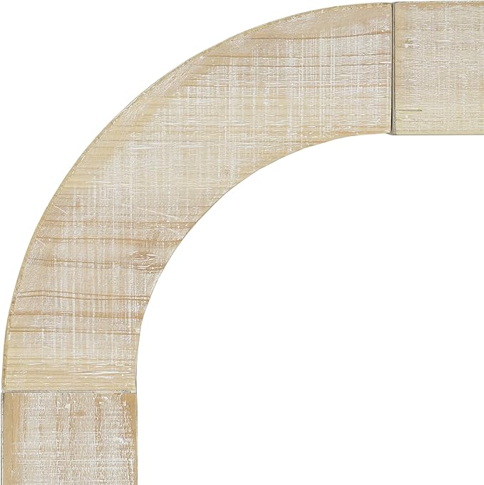 Merax Narrow Entryway Table Rustic, Curved Edge and Natural Texture Console Table for Living Room, Hallway and Bedroom