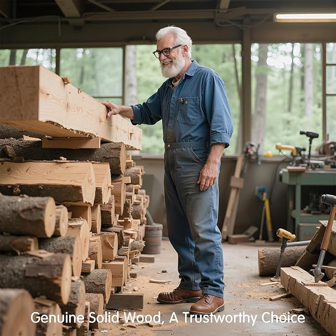 Hokway Wood Full Size Bed Frame- No Wobble,Noise-Free,Easy Assembly with Precise Holes,12 in Wood Slat Support,No Box Spring Needed,White