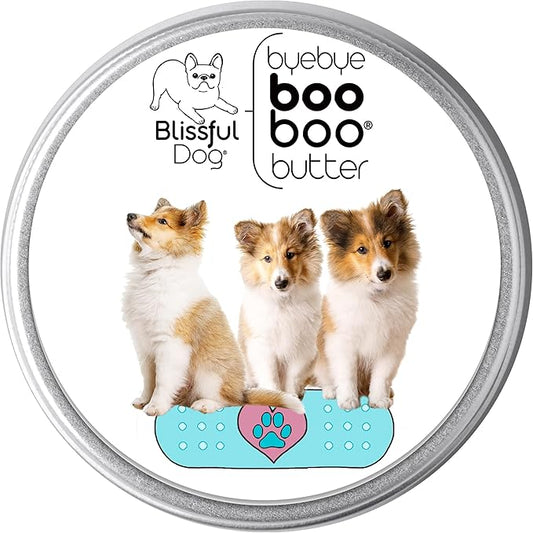 The Blissful Dog 4 oz TIN Shetland Sheepdog Booboo Butter