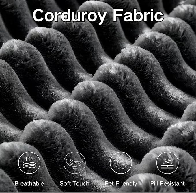 105.5" Modular Sectional Sofa L Shape for Bedroom, Modular Cloud Sofa with Deep Seat for Living Room, Upholstered Couches No Assembly Required Black, Left Facing Chaise