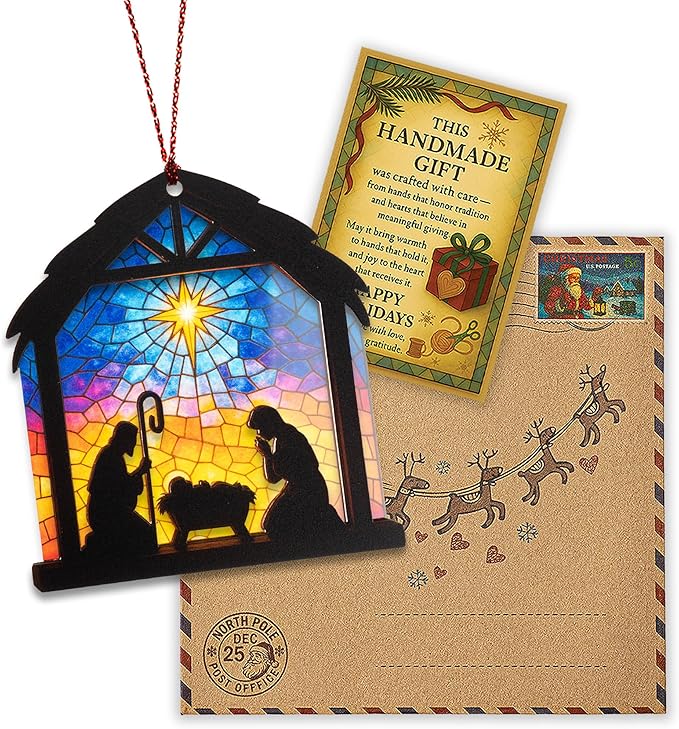 Christmas Ornament 2025 - Christian Christmas Ornaments - Religious Christmas Ornaments - Christmas Ornaments - Christian Christmas Decor - Christmass Decoration