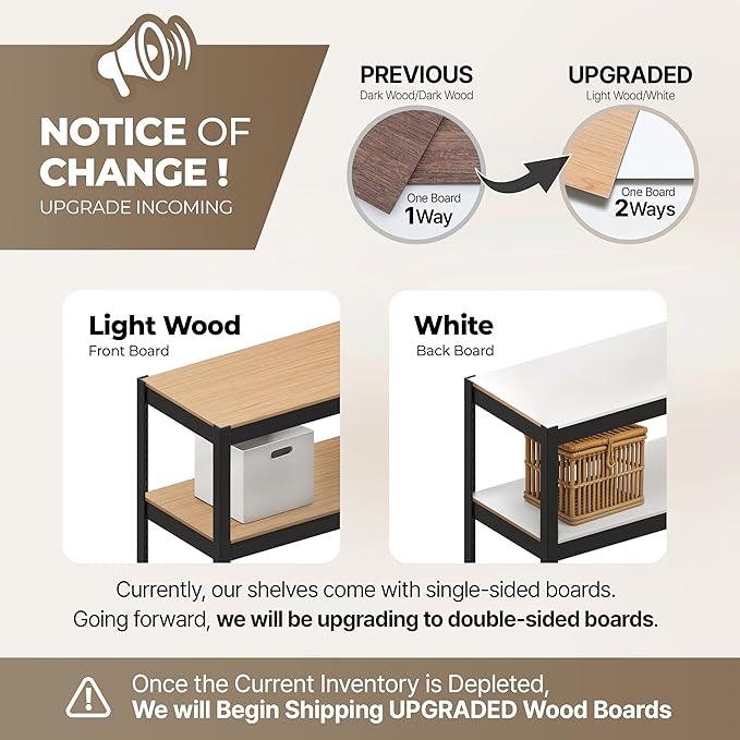 HOMEDANT House 5 Tier Laminated Metal Shelving Unit Adjustable Storage Utility Rack Heavy Duty Shelves Organization Multipurpose Shelf Kitchen Garage Pantry Closet (4, (L) 48.1" W, Black)