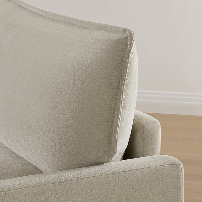 CHITA 113" Oversized Cloud Couch, Modern Modular Sectional Sofa Set for Living Room, 5 Seater U Shaped Sectional Couch, Taupe