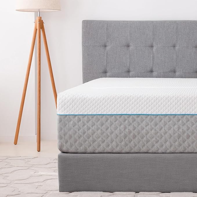 EGOHOME Full Mattress 14 Inch, Memory Foam Mattress Bed in a Box, Back Pain Relief, Made in The USA of US Foam and Global Materials, Medium Firm, CertiPUR-US Certified,75”x54”x14”, White