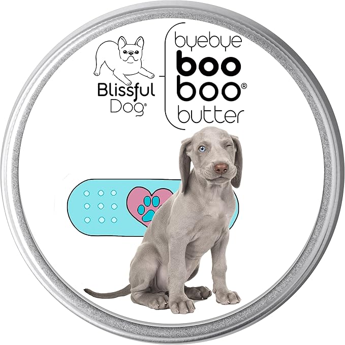 The Blissful Dog 8 oz Tin Weimaraner Booboo Butter