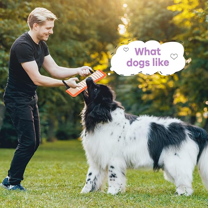Kacctyen 4 Pcs Dog Tug Toys, Jute Pillow Pull Toy with 2 Strong Handles Tug of War Interactive Play Puppy Training Equipment for Medium to Large Dogs, 4 Colors(Pastel)