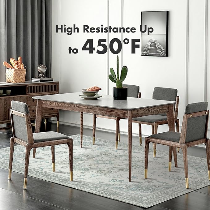 8x10 Soft Washable Area Rugs for Living Room and Bedroom, Non-Slip Stain Resistant Indoor Carpet, Cozy Floor Mat for Dining Room, Office, Under TableStain Resistant Green Floral